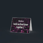 **SISTER** MEILEN AUF IHREM *GEBURTSTAG* KARTE<br><div class="desc">VIELEN DANK,  DASS SIE VON EINER MEINER ACHT GESCHICHTEN GESCHAFFEN HABEN!!! SIE KÖNNEN DAS ALTER ÄNDERN UND AUF ALLEN KARTEN VERZEICHNEN. DIESES IST FÜR "IHREN FREUNDTAG" EIN GROSSER GEGENSTAND,  UM SICHER ZU SEIN ODER AUCH EIN FAMILIENMITGLIED,  DAS SIE LIEBE HABEN UND ODER JETZT FEHLEN.2</div>