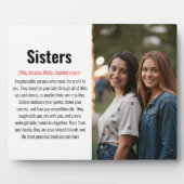 Sister Memorial Definition Custom Acrylic Keepake Fotoplatte (Vorderseite)