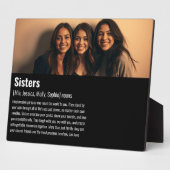 Sister Memorial Definition Custom Acrylic Keepake Fotoplatte (Seite)