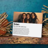 Sister Memorial Definition Custom Acrylic Keepake Fotoplatte (Seite)