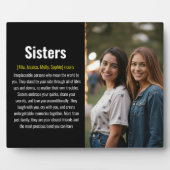 Sister Memorial Definition Custom Acrylic Keepake Fotoplatte (Vorderseite)