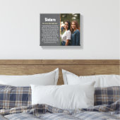 Sister Memorial Definition Custom Acrylic Keepake Leinwanddruck (Insitu (Schlafzimmer))
