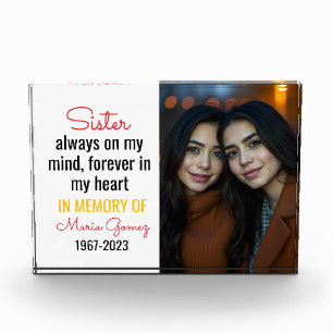 Sister Memorial Shirt - Immer im Kopf Fotoblock