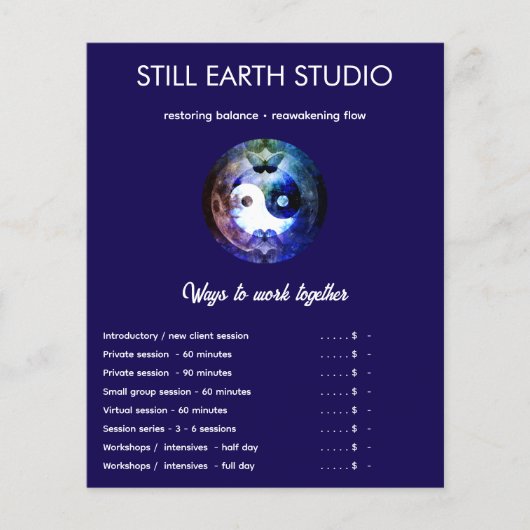Sister Moon | Yin Yang Design Flyer (Vorne)