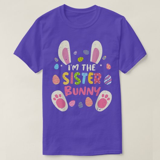 Sister Oaster Matching Family Party Bunny Face Cos T-Shirt (Design vorne)