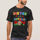 Sister of The Birthday Boy Melon Family Matching F T-Shirt (Vorderseite)