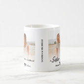 Sister | Personalisiertes Foto Kaffee Tasse (Mittel)