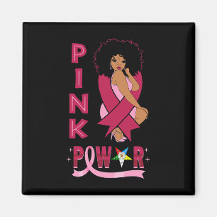 Sister Pink Power Eastern Star Brustkrebs-Bewussts Magnet