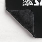 Sister Pit Crew Race Car Birthday Family Racing Mousepad (Ecke)