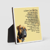 Sister Poem Plaque - Boxer Dog Design Fotoplatte (Vorderseite)