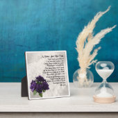 Sister Poem Plaque - Design Lila Rose Fotoplatte (InSitu)