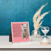 Sister Poem Plaque - Westie Design Fotoplatte (InSitu)