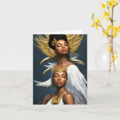 Sister Queens Karte (Gelbe Blume)