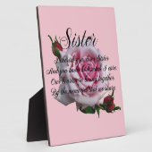 SISTER QUOTE FOTOPLATTE (Seite)