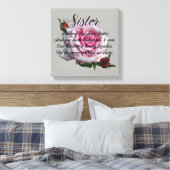 SISTER QUOTE LEINWANDDRUCK (Insitu (Schlafzimmer))
