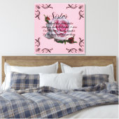 SISTER QUOTE LEINWANDDRUCK (Insitu (Schlafzimmer))