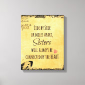 Sister Quote Leinwanddruck (Vorderseite)