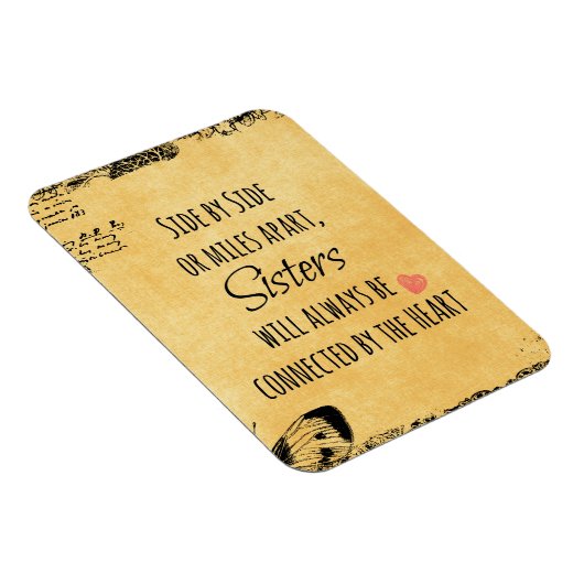 Sister Quote Magnet (Rechte Seite)