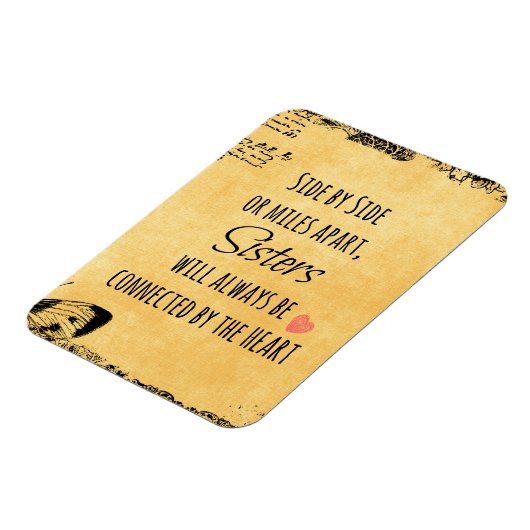 Sister Quote Magnet (Linke Seite)