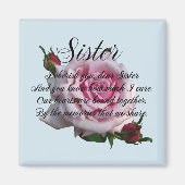 SISTER QUOTE MAGNET (Vorne)