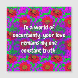 Sister Quotes (Sie lieben) Blume, Friend Card Magnetkarte