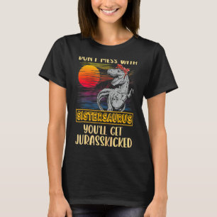 Sister Rex Dinosaurs Mommy Saurus T-Shirt