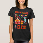 Sister Ringmaster Birthday Family Matching Circus T-Shirt<br><div class="desc">Sister Ringmaster Birthday Family Matching Circus Party</div>