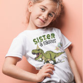 Sister-saurus Dinosaur Thema Kindergeburtstag Part T-Shirt