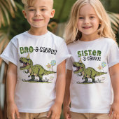 Sister-saurus Dinosaur Thema Kindergeburtstag Part T-Shirt