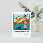 Sister Seraphim Festglas - Postkarte (Stehend Vorderseite)