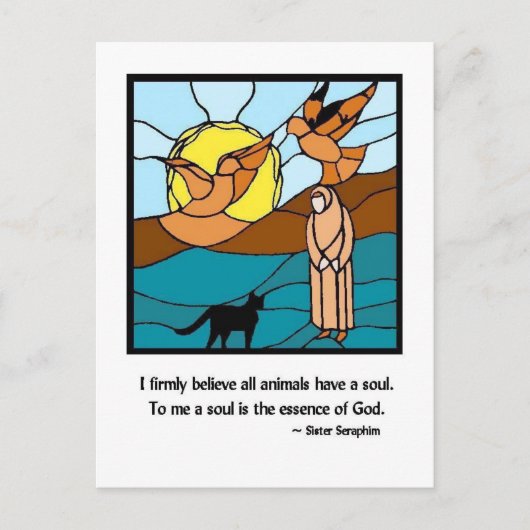 Sister Seraphim Festglas - Postkarte (Vorderseite)