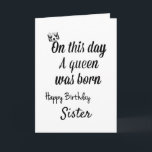 ** SISTER** SIE SIND EINE KLEINE "BIRTHTAGKARTE" KARTE<br><div class="desc">LASS "DEINE BESONDERE **GRANDAUGHTER**" WEISS,  WIE VIEL SIE BEDEUTET,  "DICH" AUF IHREN SEHR BESONDEREN TAG MIT DIESER LOVELY CARD UND DANK FÜR DAS STOPPEN VON 1 VON MEINEN 8 STORES!</div>
