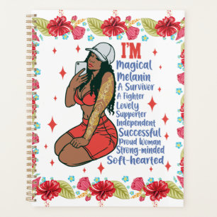 Sister Sistas Black Women Melanin Woman Sis Magic Planer
