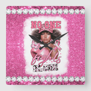 Sister Sistas Black Women Melanin Woman Sis Magic Quadratische Wanduhr