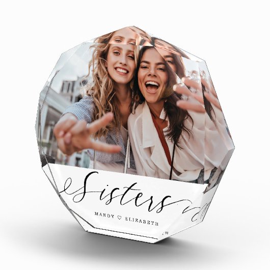 Sister-Skriptgeschenk für Sister-Foto-Sake Fotoblock (Rechts)