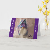 **SISTER SPASS MIT GNOME FÜR SIE** KARTE (Gelbe Blume)