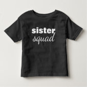 Sister Squad Black Girl's T - Shirt (Vorderseite)