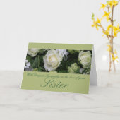 Sister Sympthy card mit Rose Karte (Gelbe Blume)