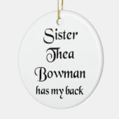 sister thea bowman Mug Keramik Ornament (Links)