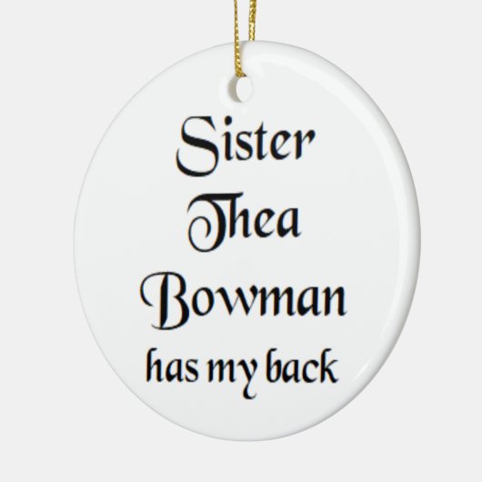 sister thea bowman Mug Keramik Ornament (Links)