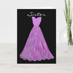 SISTER - Trauzeugin LILA WASSERFALL Dress Einladung