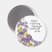 Sister Tribute Magnet (Vorderseite/Rückseite)