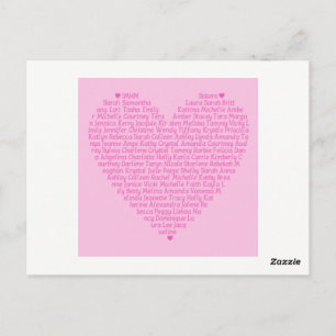 Sister Wall Post Card Postkarte