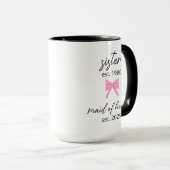 Sister Wedding Gift Tasse Brautparty Gift Keramik (VorderseiteRechts)