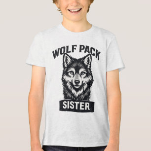 Sister Wolf Rudel Familient-Shirt passend Tri-Blend Shirt