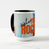 Sister You Rock Tasse (Vorderseite Links)