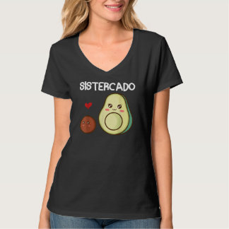 Sistercado Sister Avocado Pregnancy Ankündigung T-Shirt