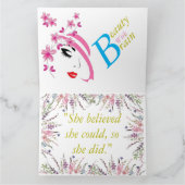 "Sisterhood Celebrated" Karte (Innenseite)