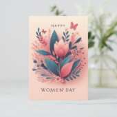 "Sisterhood Celebrated" Karte (Stehend Vorderseite)