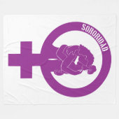 Sisterhood Fleece Blanket (Vorderseite (Horizontal))